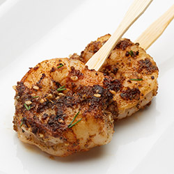 Prawns skewers encrusted in dukkah thumbnail