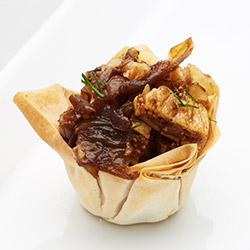 Vegan - fig and walnut filo tart thumbnail
