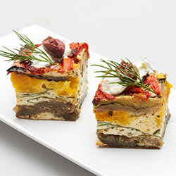 Vegetable frittata squares - mini thumbnail