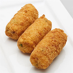 Pea and prosciutto croquettes - mini thumbnail