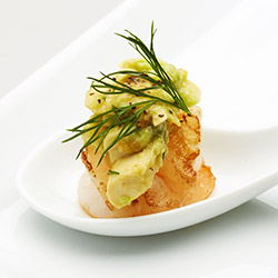 Seared garlic, chili and ginger prawn - mini thumbnail