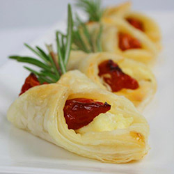 Semi dry tomato tartlets thumbnail