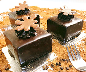 Death by chocolate mud cake - 3 inch - box of 6 thumbnail