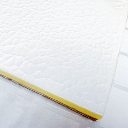 Mango coconut cheesecake - cold set slab cake thumbnail