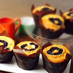 Blueberry jam gourmet muffin - box of 6 thumbnail