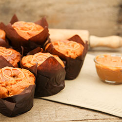 Caramel and butterscotch gourmet muffin - box of 6 thumbnail