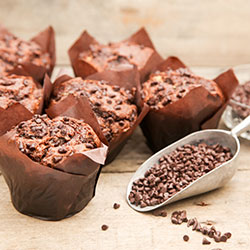 Double chocolate gourmet muffin - box of 6 thumbnail