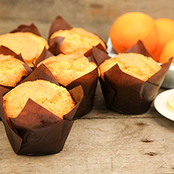 Orange and poppyseed gourmet muffin - box of 6 thumbnail
