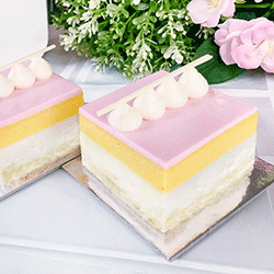 White choco mango mousse - 3 inch - box of 6 thumbnail