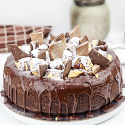 Honeycomb crunch cheesecake thumbnail