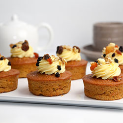 Carrot cream cake - 3 inch - box of 6 thumbnail