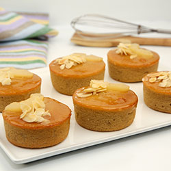 Flourless pear cake - 3 inch - box of 6 thumbnail