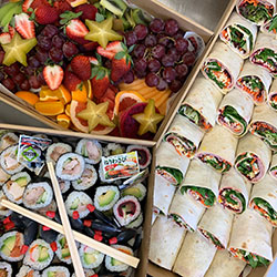 Wrap, sushi and fruit platter package thumbnail