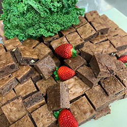 Chocolate fudge brownie finger thumbnail