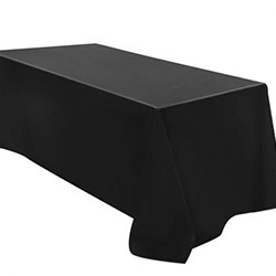 Linen tablecloth - black thumbnail