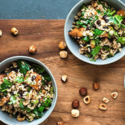 Brown rice and sweet potato salad thumbnail