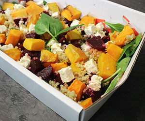 Quinoa salad with super greens thumbnail