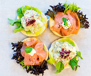 Open bagel - mini thumbnail