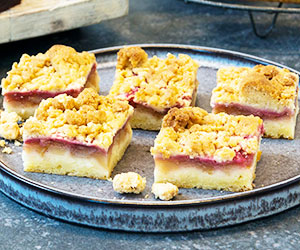 House baked apple and blackberry slice  thumbnail