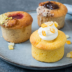 Freshly baked friands thumbnail