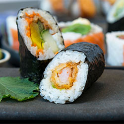 Hand rolled sushi thumbnail