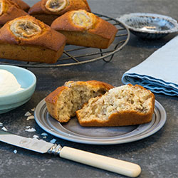 Banana bread mini loaf thumbnail