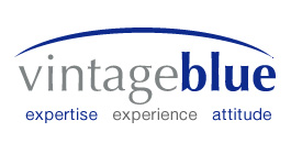 Vintage Blue Melbourne logo